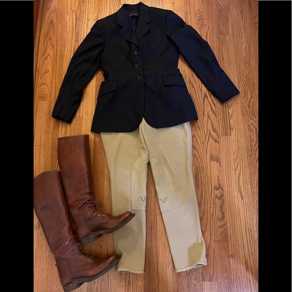 Ladies cord riding breaches - Picture 1 of 8